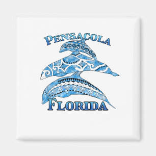 Pensacola Florida Vacation Delphine Magnet