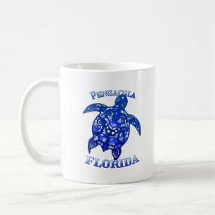Pensacola Florida Vacation Tribal Turtle Kaffeetasse