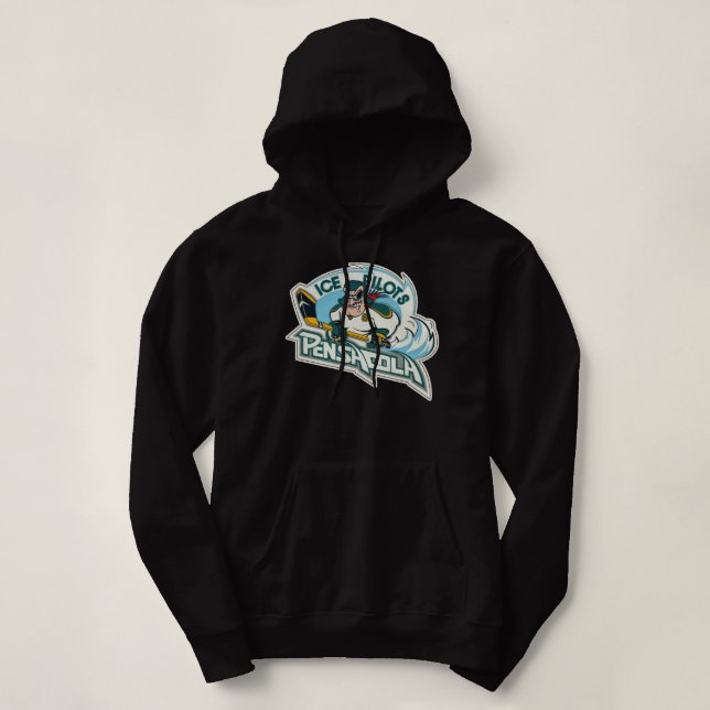 Pensacola Ice Pilots Retro Defunct Ice Hockey Esse Hoodie (Design vorne)
