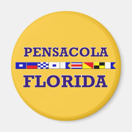 Pensacola Nautic Flag Magnet