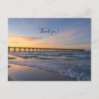 Pensacola Pier Shoreline Sunrise Danke U Postcard
