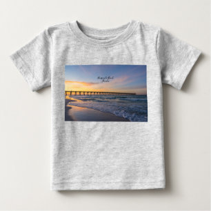 Pensacola Pier Shoreline Sunrise Kleinkind T - Shi Baby T-shirt