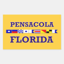 Pensacola Rectangle Sticker