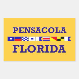 Pensacola Rectangle Sticker
