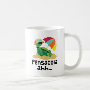 Pensacola (Schildkröte auf Strand) Kaffeetasse