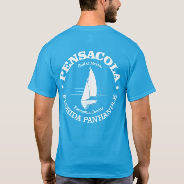 Pensacola (Segelboot) T-Shirt (Rückseite)