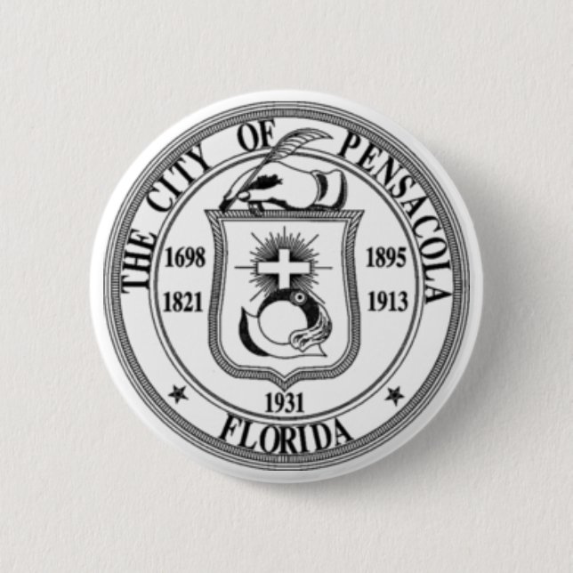 Pensacola-Siegel Button (Vorderseite)