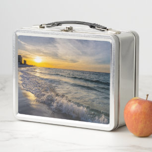 Pensacola Splashing Waves Sonnenaufgang Lunchbox