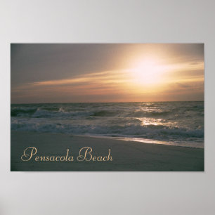 Pensacola-Strand-Sonnenaufgang-Druck Poster