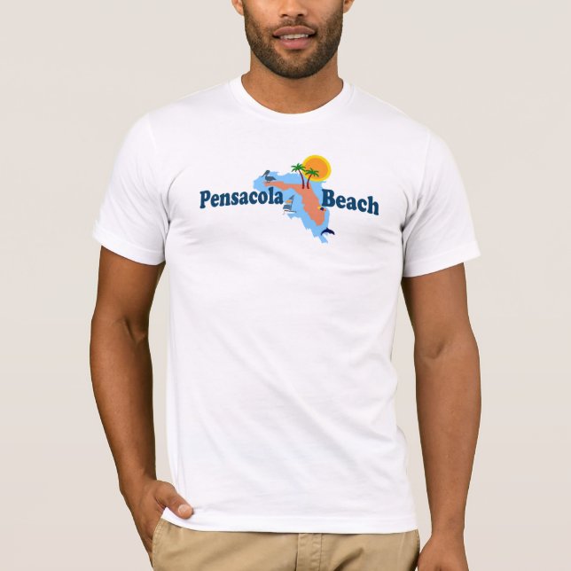Pensacola-Strand T-Shirt (Vorderseite)
