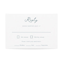 Pensacola Wedding RSVP Card