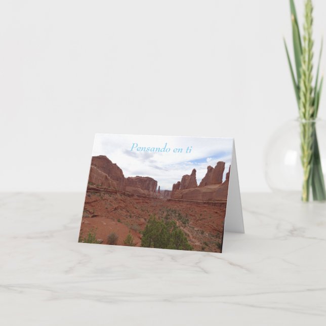 Pensando en ti (Denken von Ihnen), Park Avenue Tr. Karte (Vorderseite)