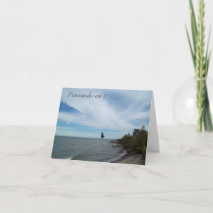 Pensando en ti Grußkarte Karte