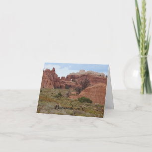 Pensando en ti it (Denken Sie an Sie) Karte, Spani Karte