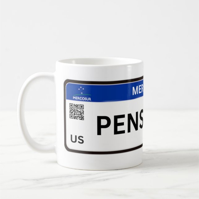 Pensilvania Mercosur Kaffeetasse (Links)