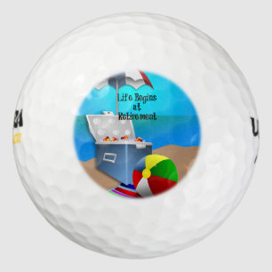 Pension - farbenfrohe Beach Thema Golfball