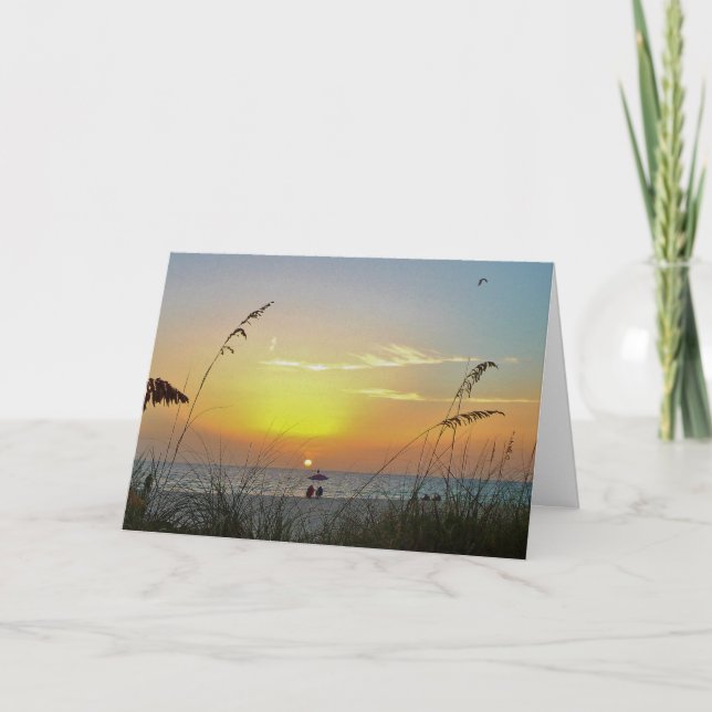 Pension Golden Beach Sunset Karte (Vorderseite)