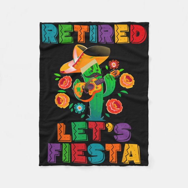 Pension Mexicano Let's Fiesta Remüde Cinco De Fleecedecke (Vorderseite)