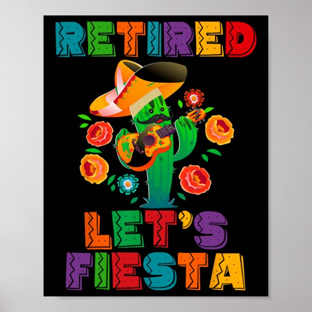 Pension Mexicano Let's Fiesta Remüde Cinco De Poster (Vorne)