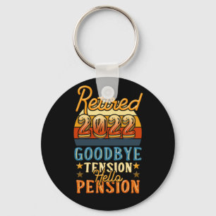 Pension Ruhestand Auf Wiedersehen Tension Hallo Pe Schlüsselanhänger