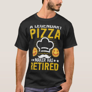 Pensioner Experte Pizza Baker Pizza Maker T-Shirt