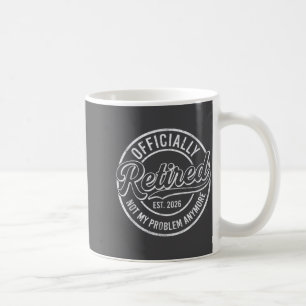 Pensioniert 2026 Lustige Pensionierung Für Männer Kaffeetasse