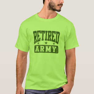 Pensionierte Armee T-Shirt