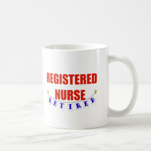 PENSIONIERTE AUSGEBILDETE KRANKENSCHWESTER TASSE