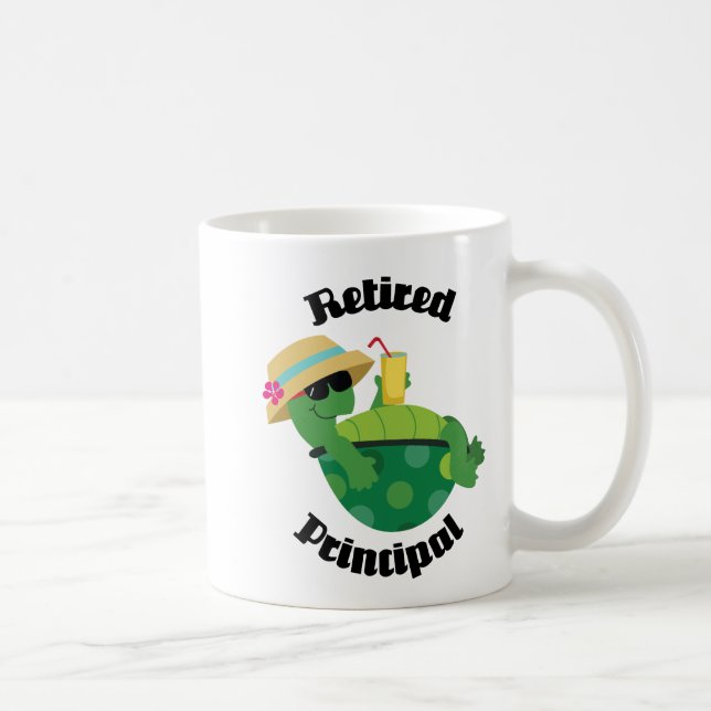 Pensionierte Direktion (Schildkröte) Tasse (Rechts)