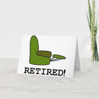 Pensionierte Einzelteile Karte