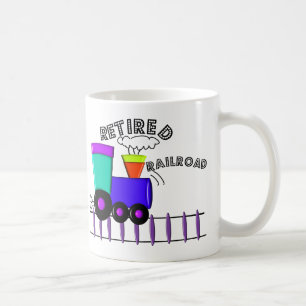Pensionierte Eisenbahn-Arbeitskraft-Geschenke Tasse