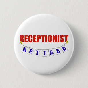 PENSIONIERTE EMPFANGSDAME BUTTON