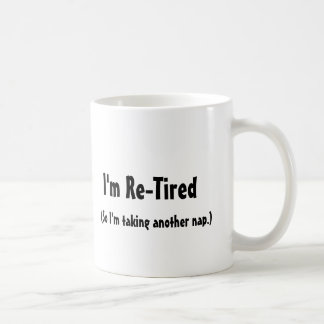 Pensionierte Gag-Geschenke Kaffeetasse