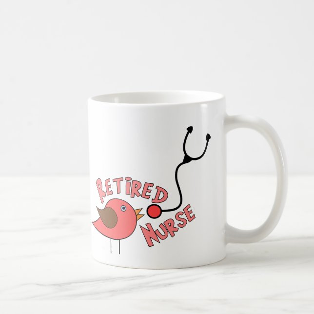Pensionierte Krankenschwester-Geschenke Tasse (Rechts)