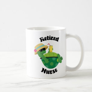 Pensionierte Krankenschwester (Schildkröte) Kaffeetasse