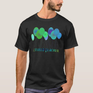 Pensionierte Lehrer-künstlerische Baum-Geschenke T-Shirt