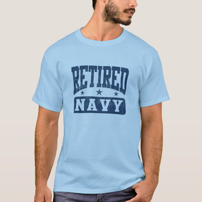 Pensionierte Marine T-Shirt (Vorderseite)