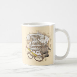 Pensionierte Sekretärin Tasse