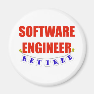PENSIONIERTE SOFTWARE ENGINEER MAGNET