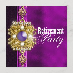 Pensionierter Abschied des Ruhestands-Party Einladung