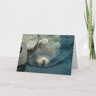 Pensionierter Eisbär Karte