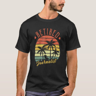 Pensionierter Journalist Retro Vintage Für Männer  T-Shirt
