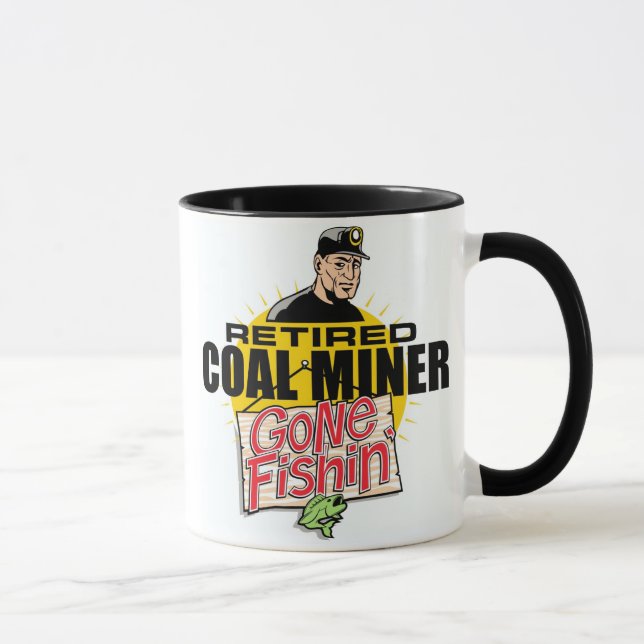 PENSIONIERTER KOHLEN-BERGMANN TASSE (Rechts)