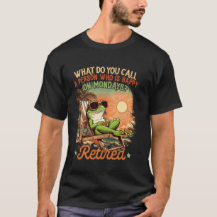 Pensionierter Kollege Frosch Ruhestand Der Am M gl T-Shirt