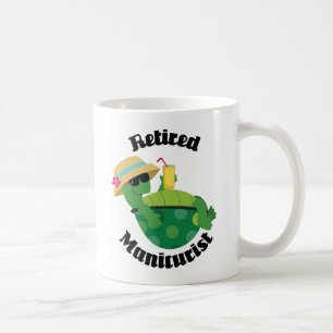 Pensionierter Manikürist (Schildkröte) Tasse