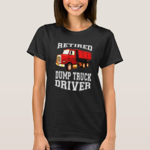 Pensionierter Müllwagenfahrer Rentnerparty T-Shirt
