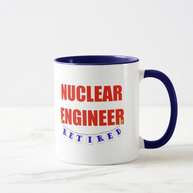 PENSIONIERTER NUKLEARER INGENIEUR TASSE (Rechts)