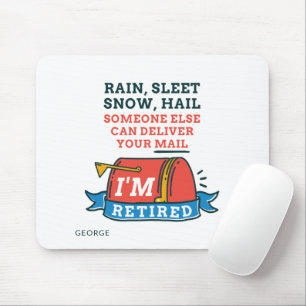Pensionierter Postmitarbeiter Benutzerdefinierter  Mousepad