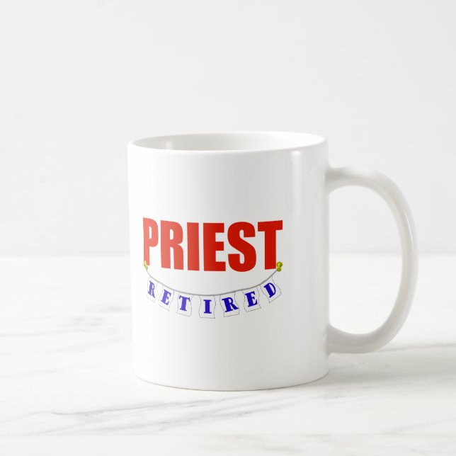 PENSIONIERTER PRIESTER KAFFEETASSE (Rechts)