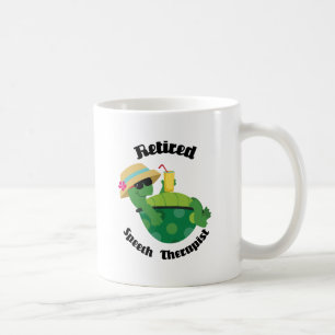 Pensionierter Sprache-Therapeut (Schildkröte) Kaffeetasse